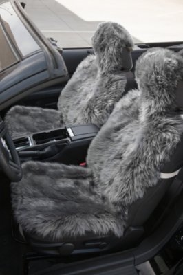 Universal Long Wool Sheepskin Car Seat Cover Overland