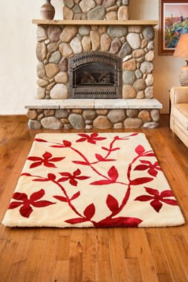 Overland 5' X 7' Branches Premium Australian Sheepskin Rug Overland