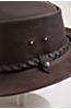 Traveler Crushable Leather Outback Hat