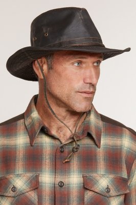 Outback Shapeable Weathered Cotton-Blend Safari Hat | Overland
