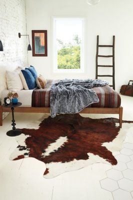 Tri Color Exotic Cowhide Rugs Overland