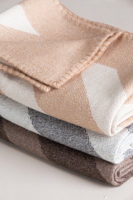 Geometric Alpaca Wool Throw Blanket Overland