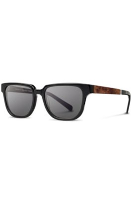 Shwood FiftyFifty Prescott Sunglasses with Elm Inlay Overland