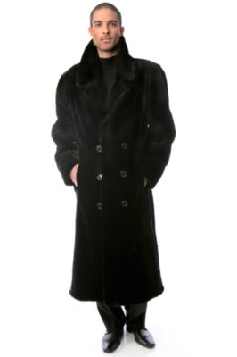 Francisco FullLength Sheared Beaver Fur Coat Overland