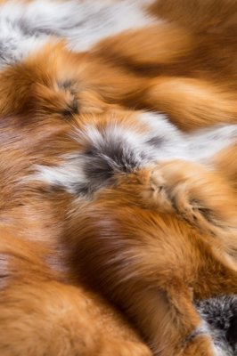 Nordic Embers Red Fox Fur Throw Blanket | Overland