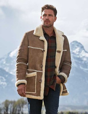 sheepskin winter coat