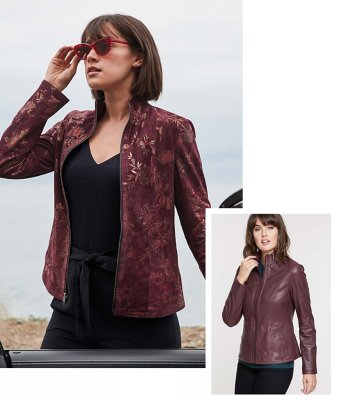 just jeans ava leather jacket