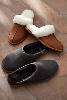 Sheepskin on sale scuff slippers